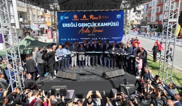 Konya'nın en büyük 'Gençlik Kampüsü' Ereğli'de açıldı