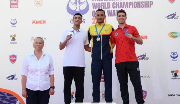 Milli sporcu Derin Toparlak'tan b&uuml;y&uuml;k başarı! Mısır'da d&uuml;nya 3.'s&uuml; oldu