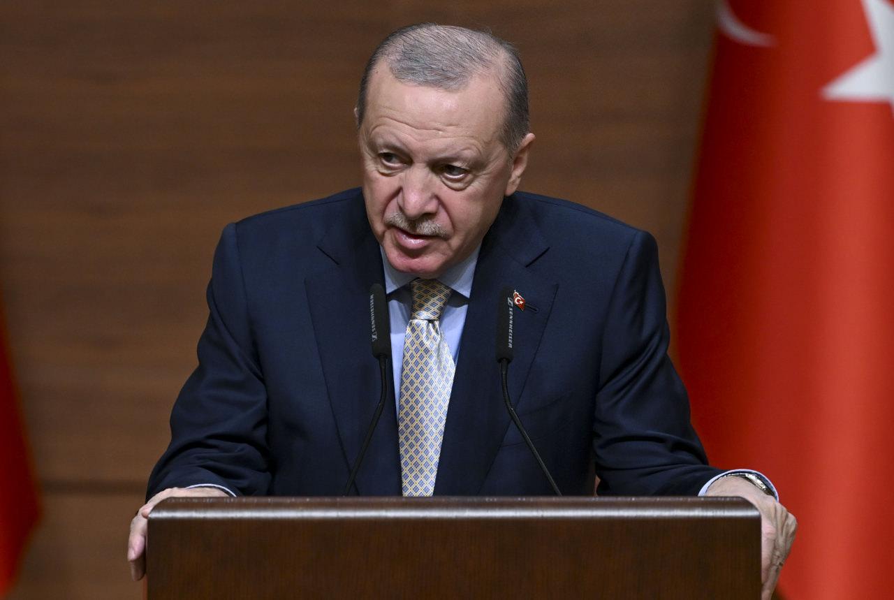 Cumhurbaşkanı Recep Tayyip Erdoğan, Cumhurbaşkanlığı Külliyesi’nde düzenlenen 110. Dönem Kaymakamlık Kura Töreni’nde konuştu.