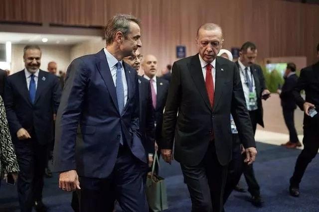 Yunanistan Başbakanı Kiryakos Miçotakis- Cumhurbaşkanı Recep Tayyip Erdoğan