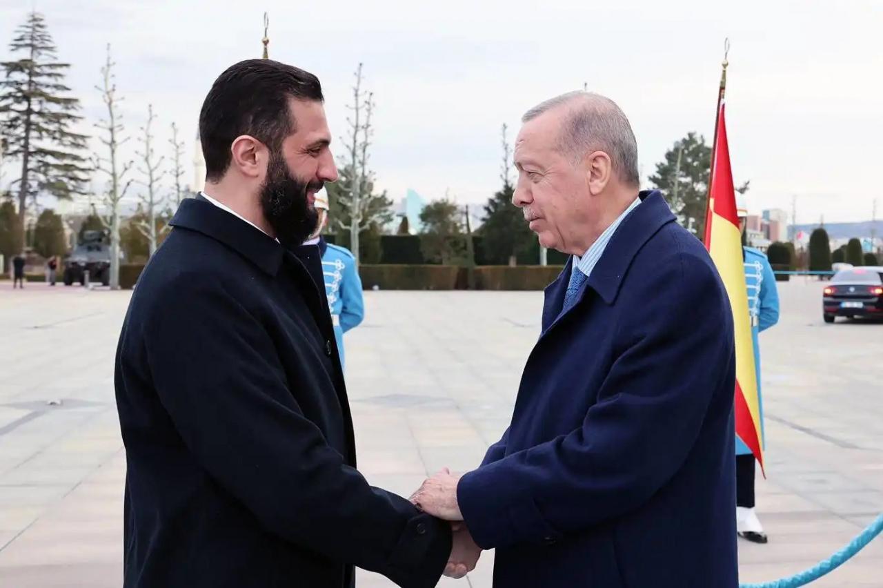 Cumhurbaşkanı Erdoğan ile Suriye Cumhurbaşkanı Ahmet Şara