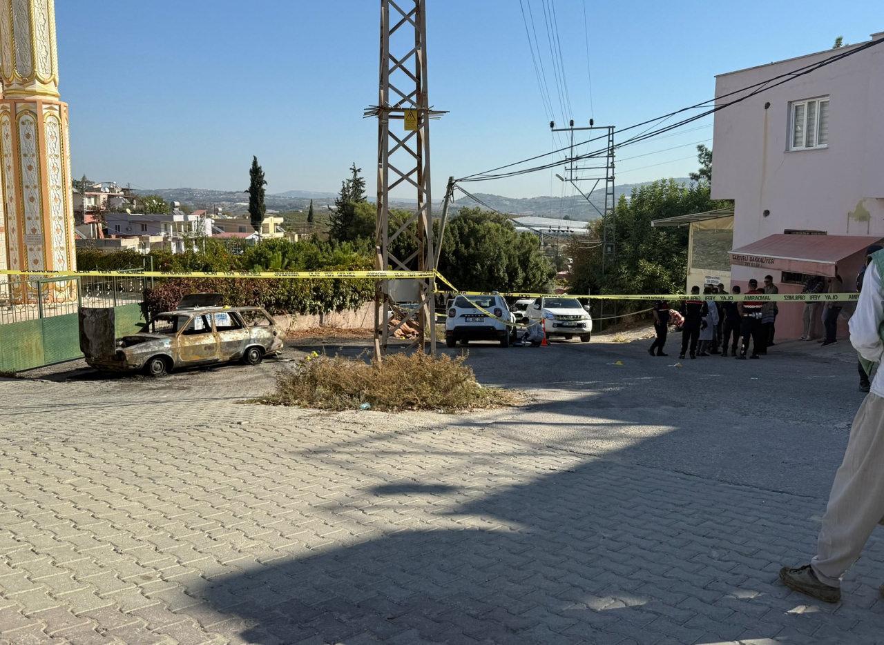 Cinayetin yaşandığı  bölgede güvenlik önlemi alındı. 