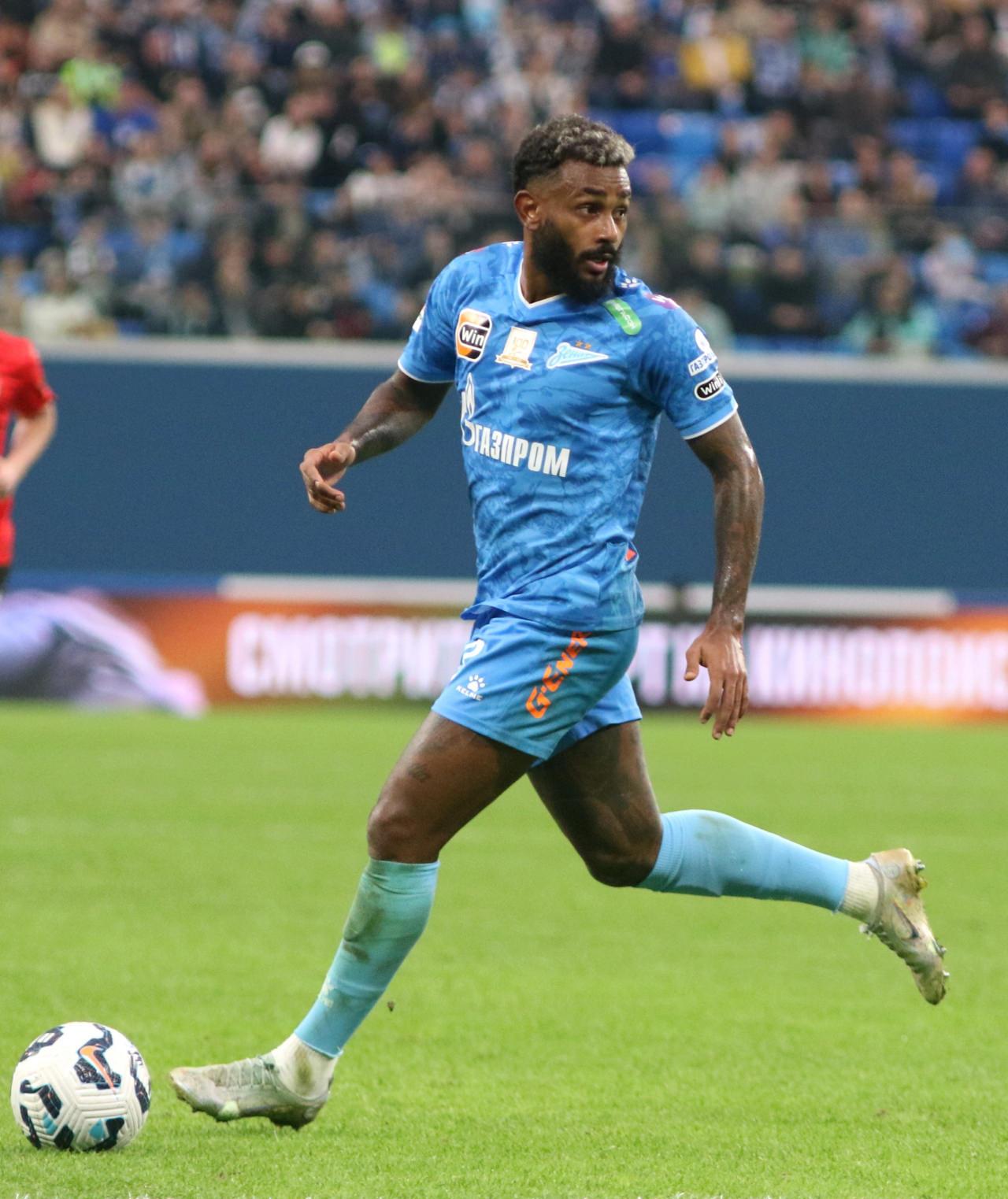 Marous Wendel, Rusya Premier Ligi 2024-2025 sezonunda Zenit St. Petersburg forması ile Khimki karşısında, 20 Nisan 2025 