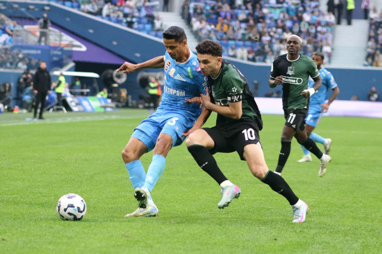 Eduard Spertsyan, Krasnodar formasıyla Zenit St. Petersburg karşısında, 13 Nisan 2025