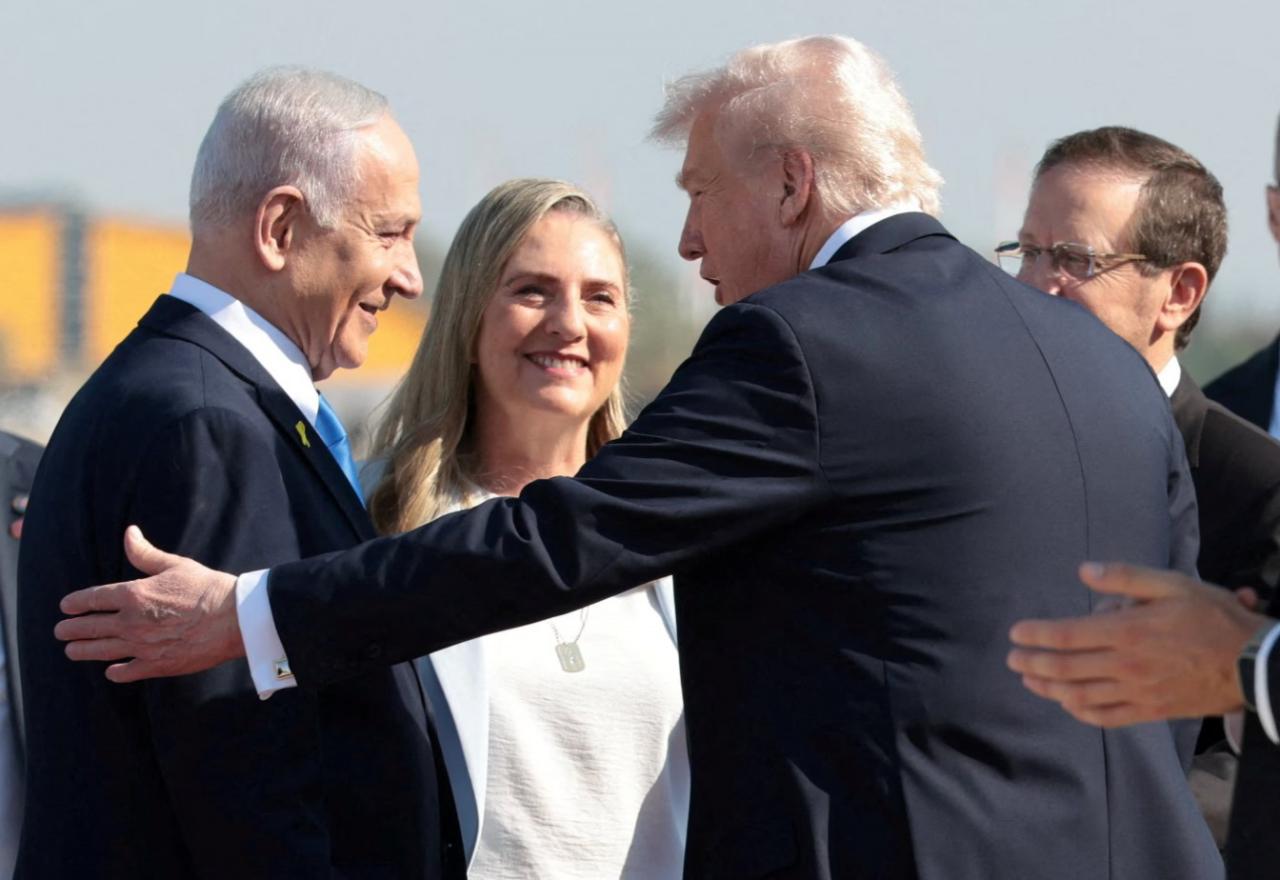 Donald Trump Ben Gurion Havalimanı'nda Binyamin Netanyahu tarafından karşılandı