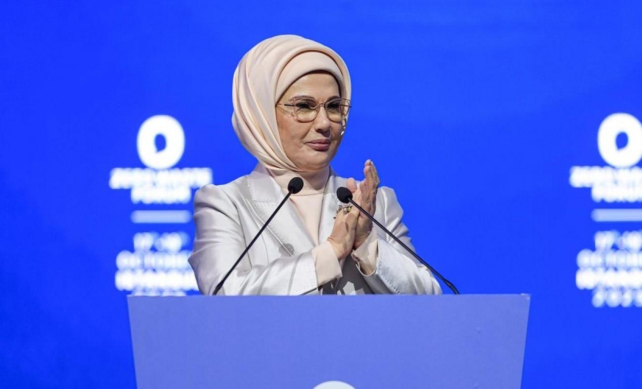 Emine Erdoğan, Sıfır Atık Forumu'ndaki 'Bakanlar Oturumu'nda açıklamalarda bulundu
