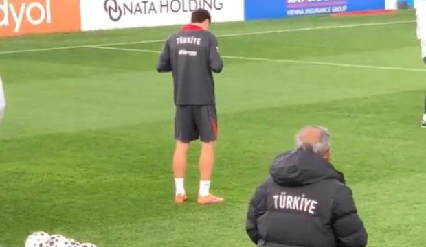 Kenan Yıldız'ın antrenmanda dua ettiği görüntüler yayınlandı