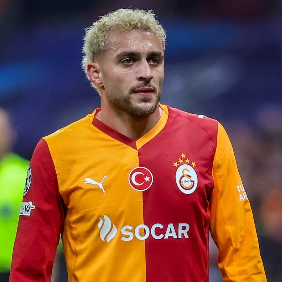 Barış Alper Yılmaz'ın Galatasaray forması ile Şampiyonlar Ligi karşılaşmasından bir görüntüsü