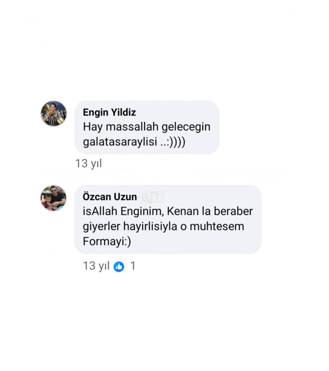 Kenan Yıldız'ın babası Engin Yıldız ve Can Uzun'un babası Özcan Uzun'un yıllar önce Facebook'taki yorumları.