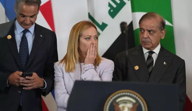 Şahbaz Şerif'in Trump sözleri, Meloni'yi dumura uğrattı! Tavırları dünyada gündem oldu