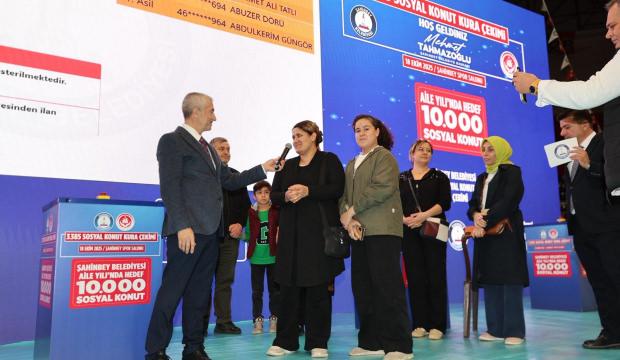 Gaziantep haberleri Şahinbey Belediyesi 3 bin 385 sosyal konut kurasını gerçekleştirdi