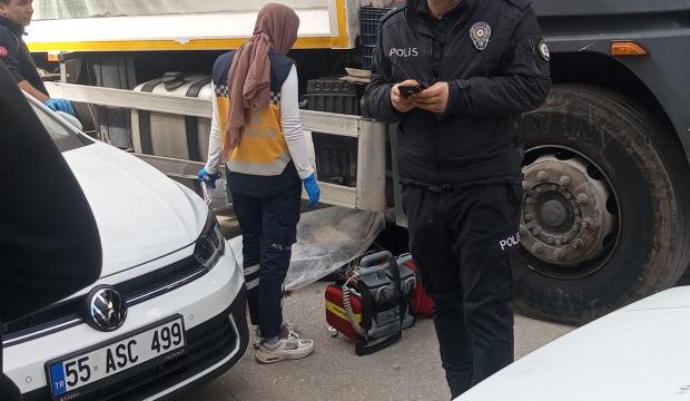 Samsun'da çöp kamyonunun altında kalan yaya öldü