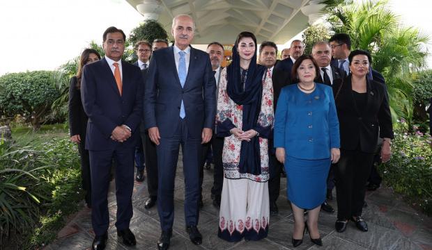 TBMM Başkanı Kurtulmuş, Pencap Eyaleti Başbakanı Şerif ile görüştü