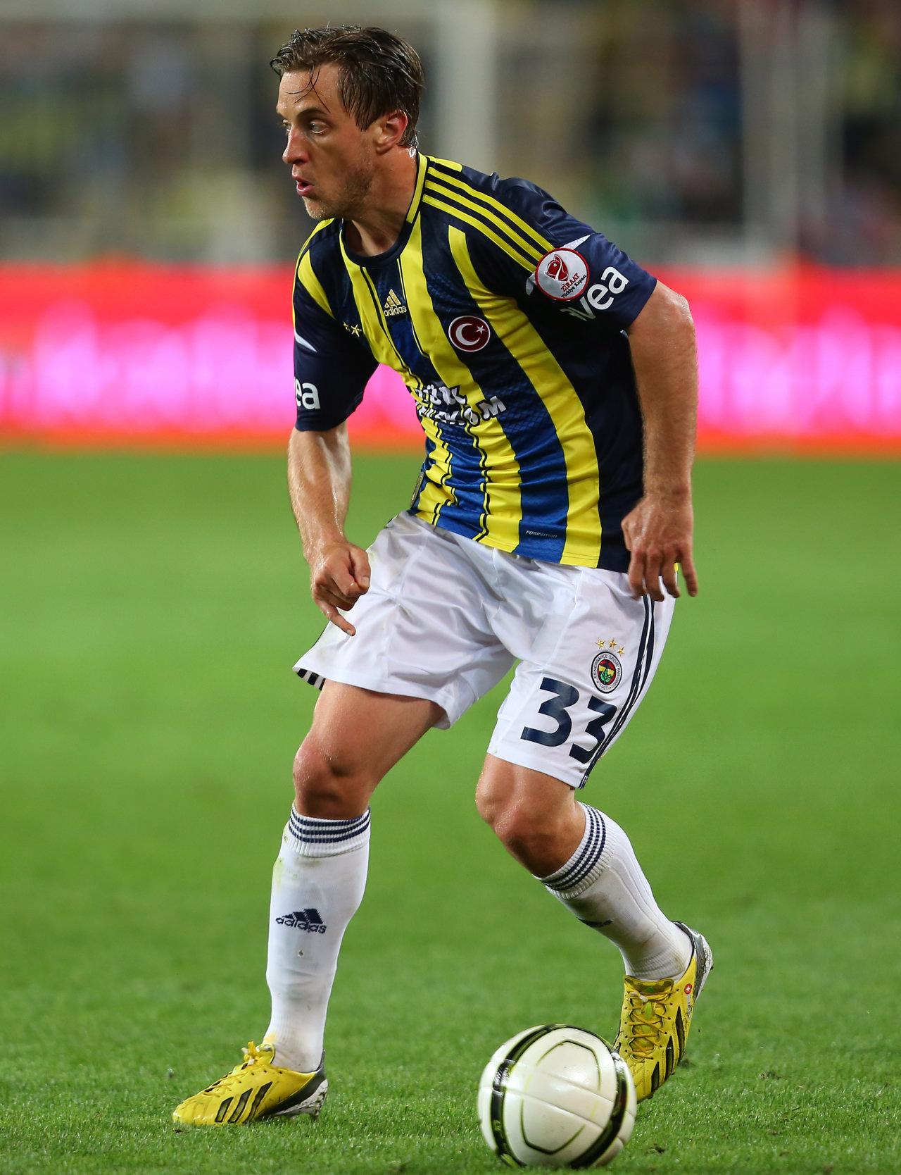 Reto Ziegler, Fenerbahçe formasıyla Eskişehirspor karşısında, 8 Mayıs 2013