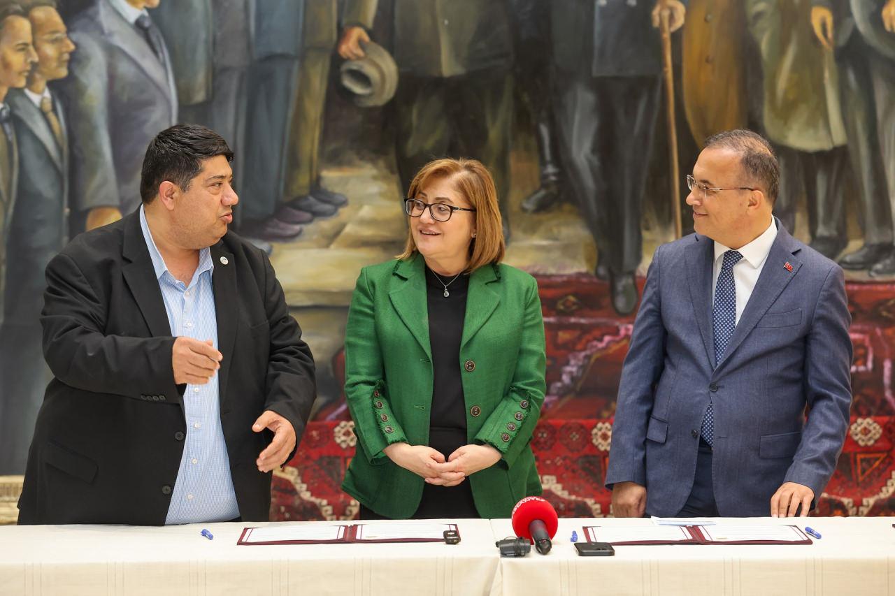 Gaziantep Büyükşehir Belediye Başkanı Fatma Şahin, açıklama yaptı. 