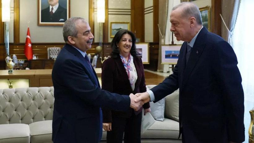 Cumhurbaşkanı Erdoğan, Pervin Buldan ve Sırrı Süreyya Önder