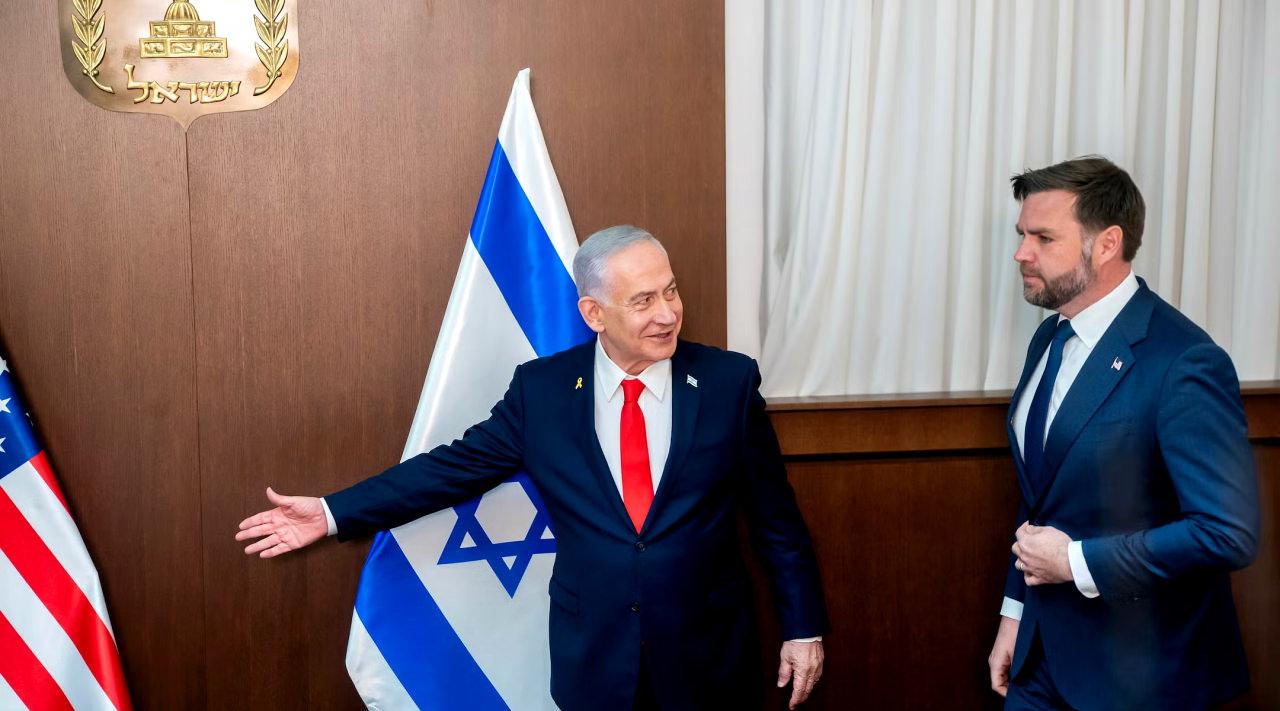Binyamin Netanyahu ve JD Vance