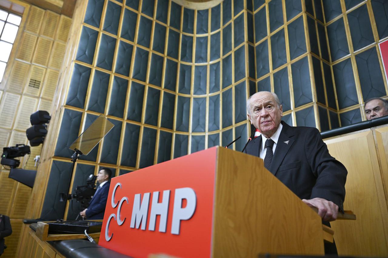 Milliyetçi Hareket Partisi (MHP) Genel Başkanı Devlet Bahçeli, partisinin TBMM'deki grup toplantısına katılarak konuşma yaptı.