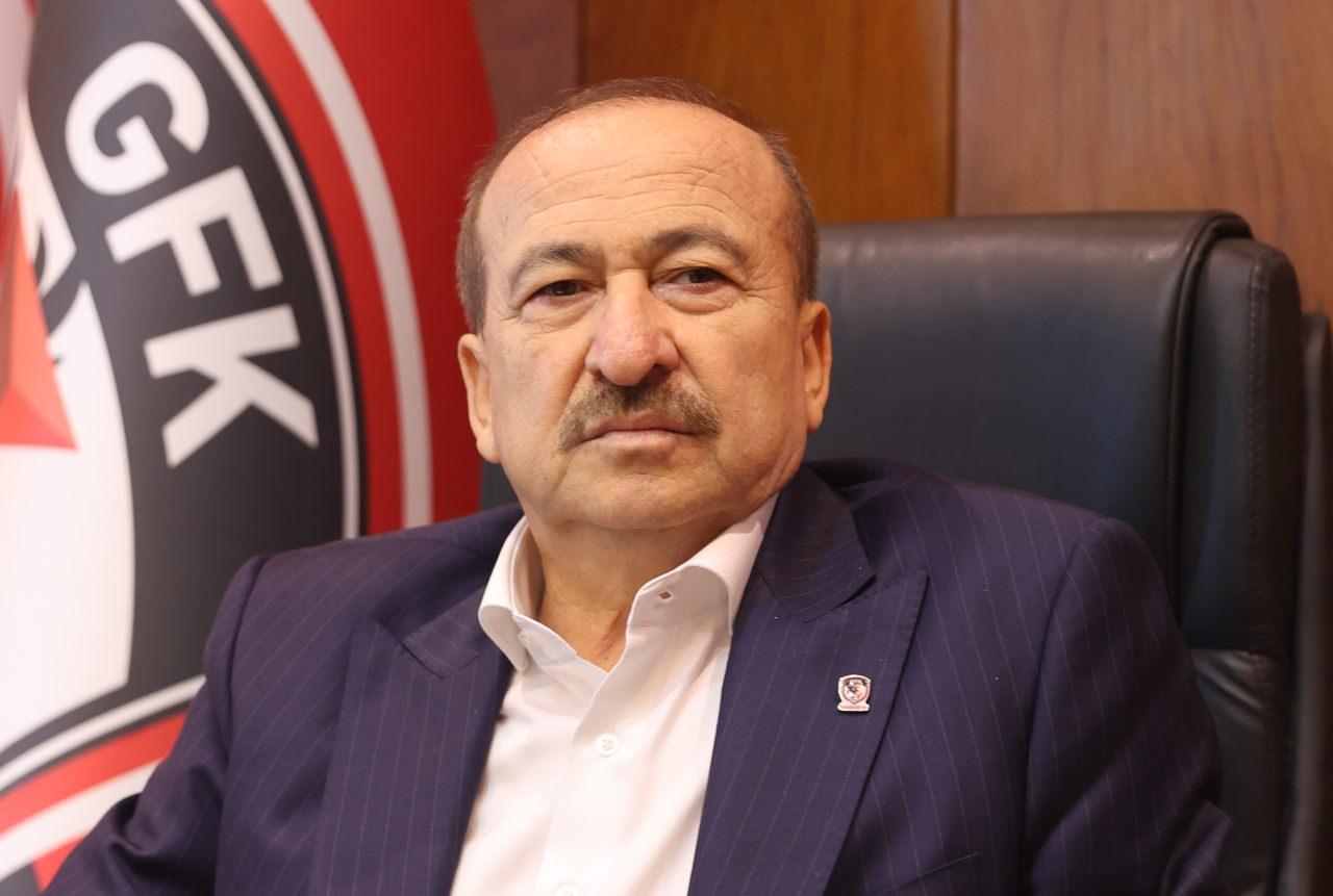 Gaziantep Futbol Kulübü Başkanı Memik Yılmaz, Trendyol Süper Lig