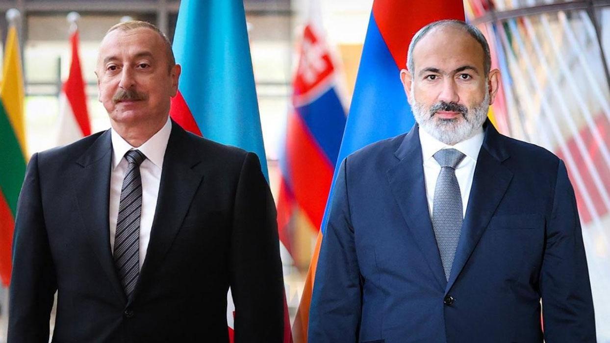 Azerbaycan Cumhurbaşkanı İlham Aliyev ile Ermenistan Başbakanı Nikol Paşinyan
