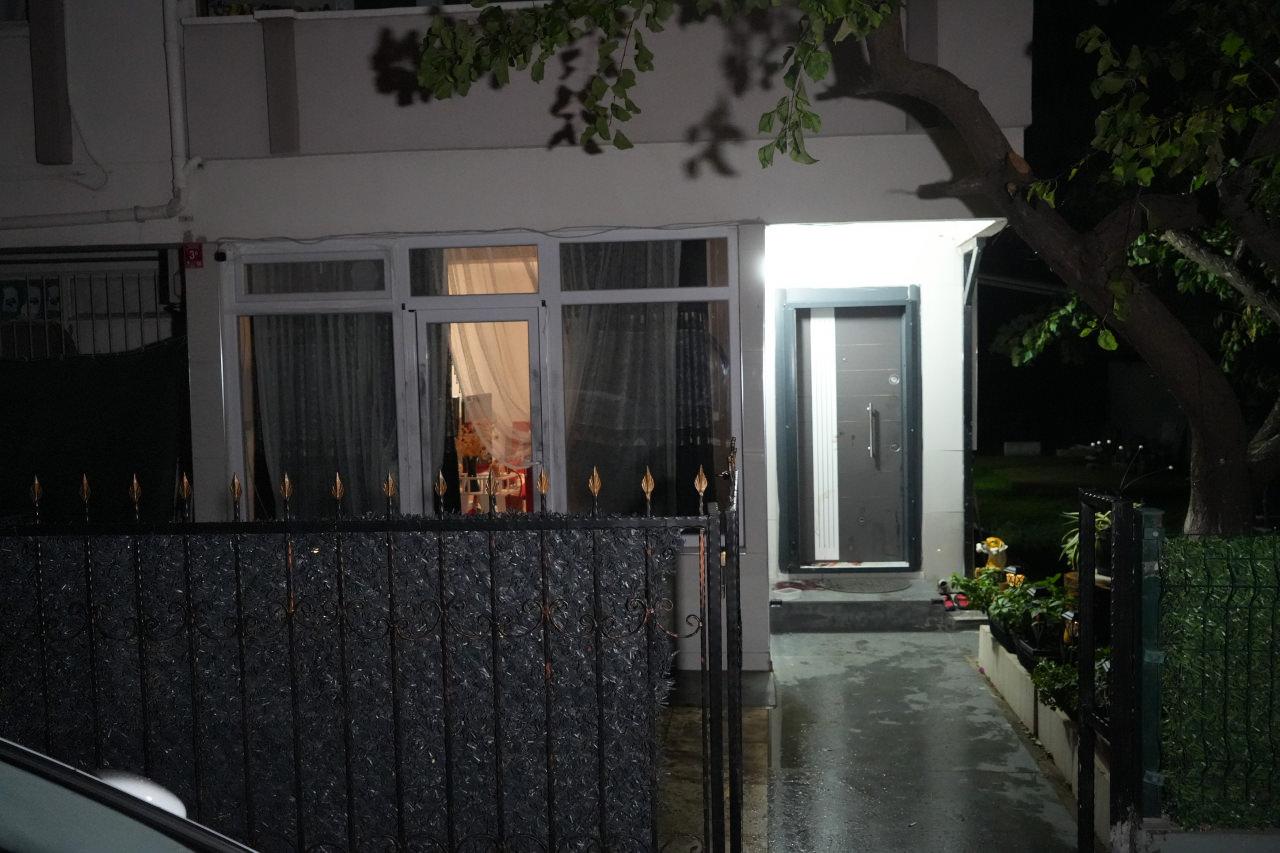 Erkek cesedinin bulunduğu ev. 
