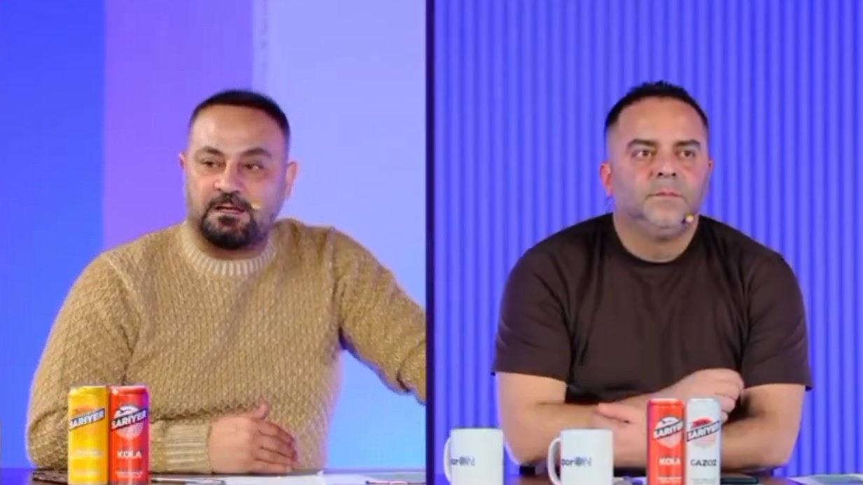 Hasan Şaş ve eski Fenerbahçeli golcü Semih Şentürk