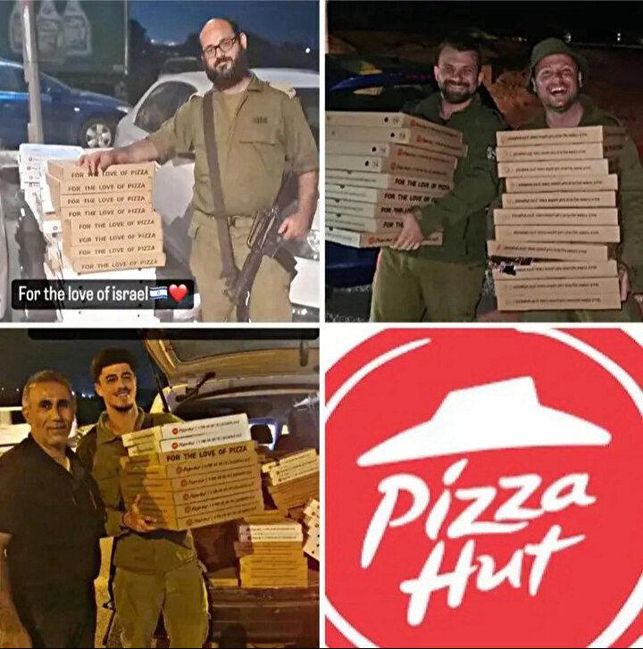 PİZZA HUT, GAZZE'DEKİ İŞGALCİ İSRAİL ASKERLERİNE YÜZLERCE PİZZA GÖNDEREREK TARAFINI AÇIKÇA İLAN EDİP DESTEĞİNİ DUYURMUŞTU