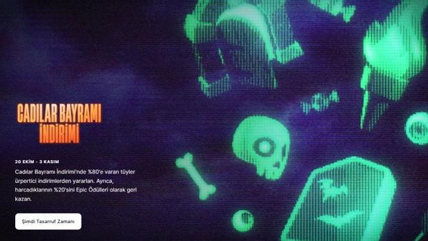 Epic Games'te 'Cadılar Bayramı' İndirimleri