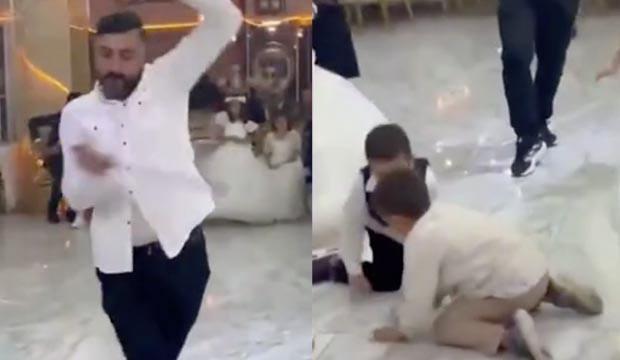 Adana'da düğünde bıçaklı dans! Çocuklar kıl payı kurtuldu