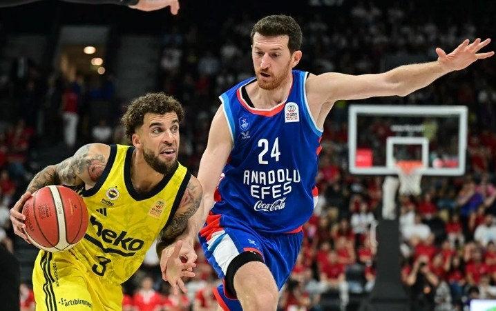 Fenerbahçe Beko - Anadolu Efes karşılaşması, Wilbekin ve Ercan Osmani.