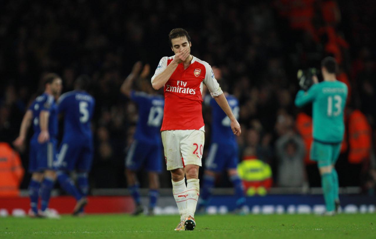 Mathieu Flamini, Arsenal ile Chelsea arasında oynanan İngiltere Premier Lig maçında, 24 Ocak 2016