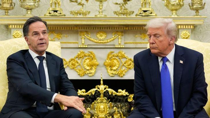 ABD Başkanı Trump, NATO Genel Sekreteri Mark Rutte'yi Beyaz Saray'da ağırladı.
