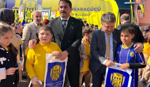 MKE Ankaragücü yöneticileri ve sporcuları öğrencilerle bir araya geldi