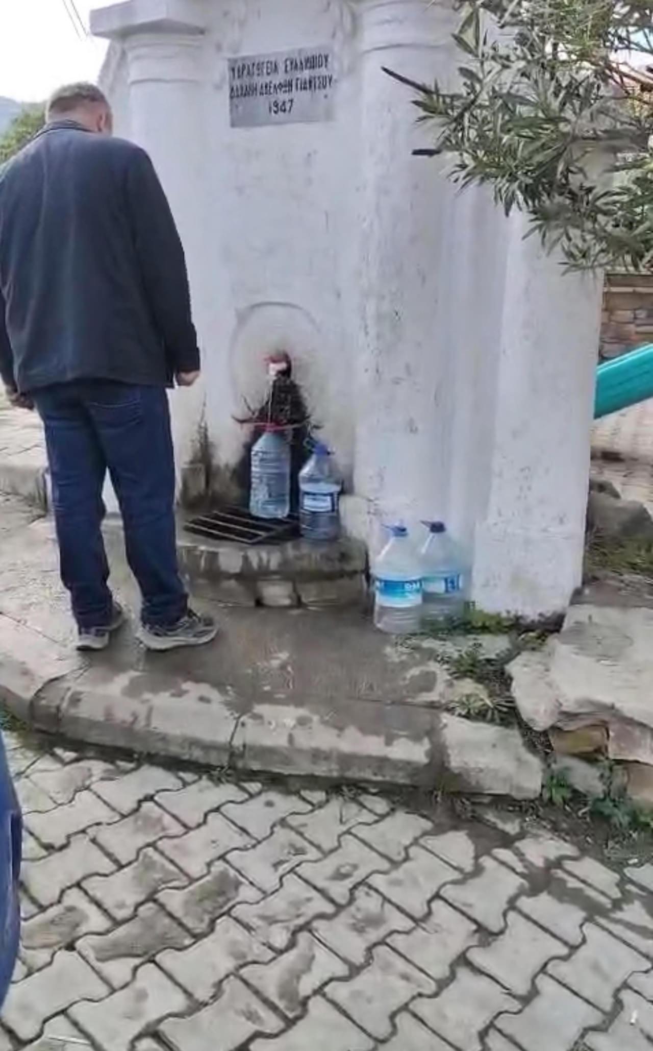 Gökçeada'da iki gündür sular kesik.