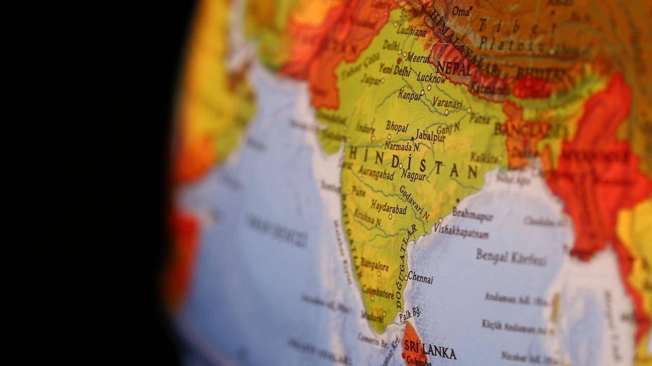 Hindistan haritası (Kaynak: AA)