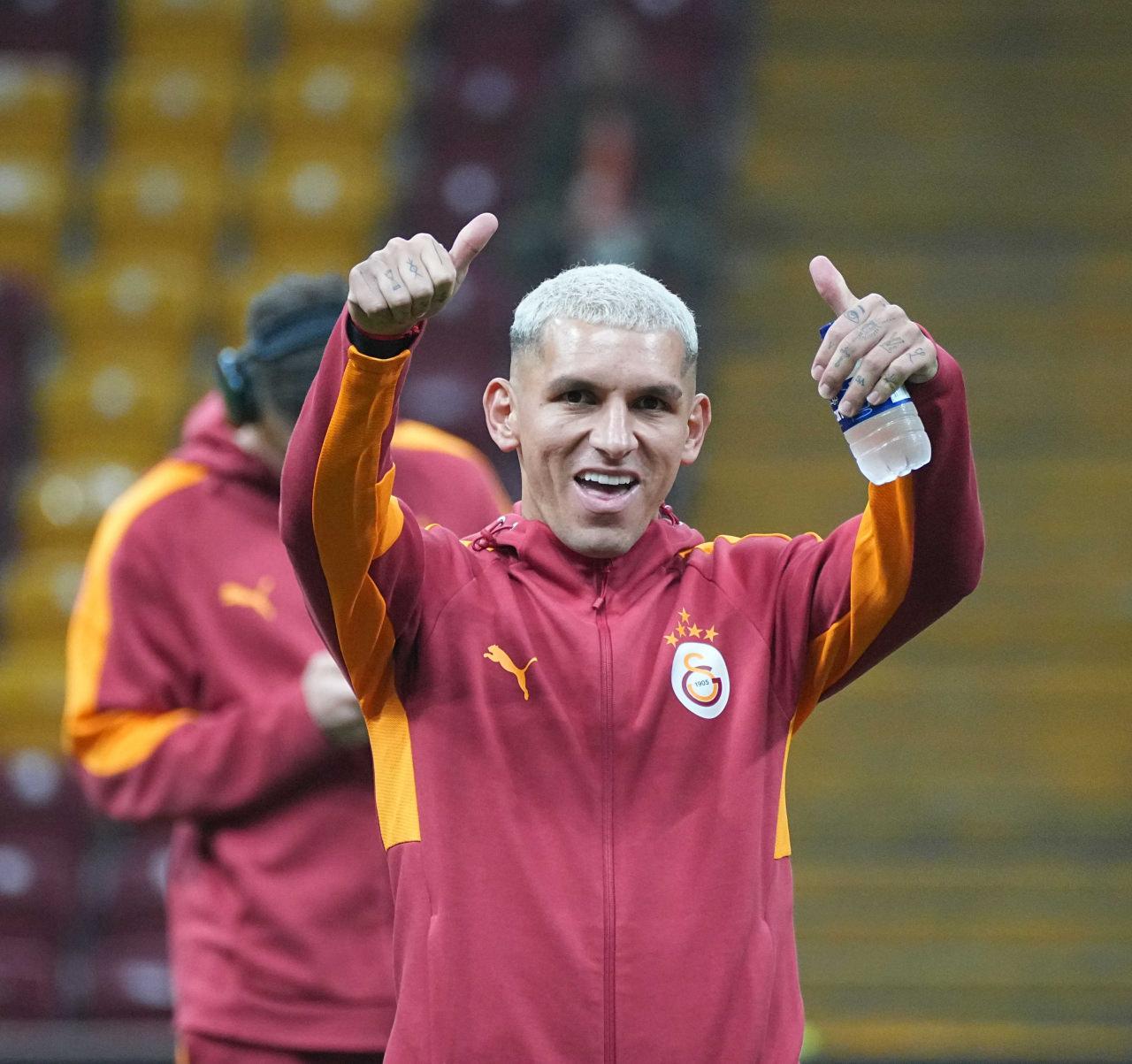 Lucas Torreira, Galatasaray - Trabzonspor maçı öncesinde.