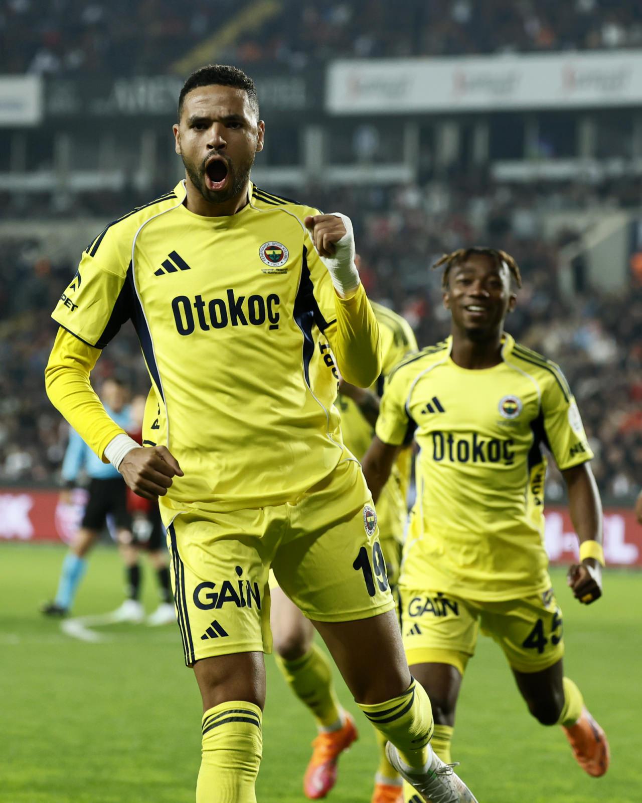 Youssef En-Nesyri'nin Gaziantep FK karşısındaki gol sevinci, 27 Ekim 2025