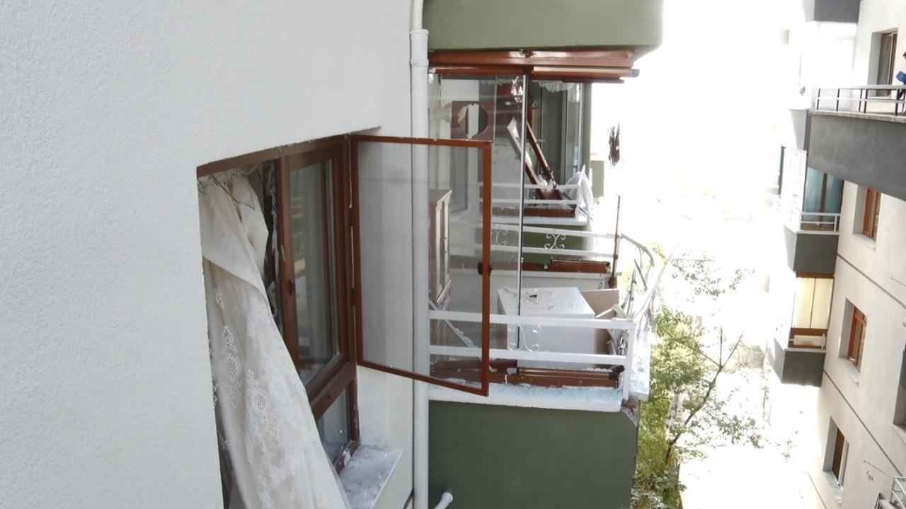 Patlamanın meydana geldiği daire