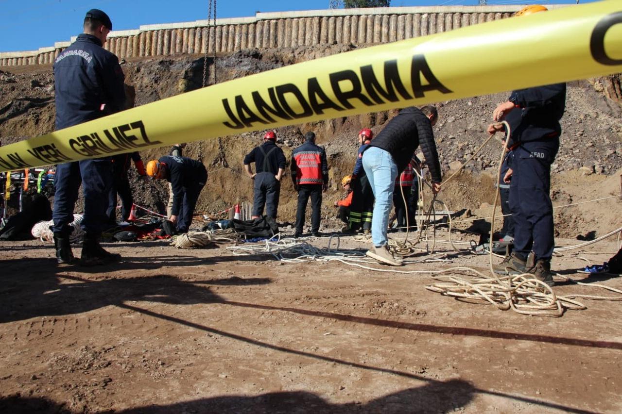 Nafiz Özkul'un 3 saatlik çalışmanın ardından cansız bedenine ulaşıldı.