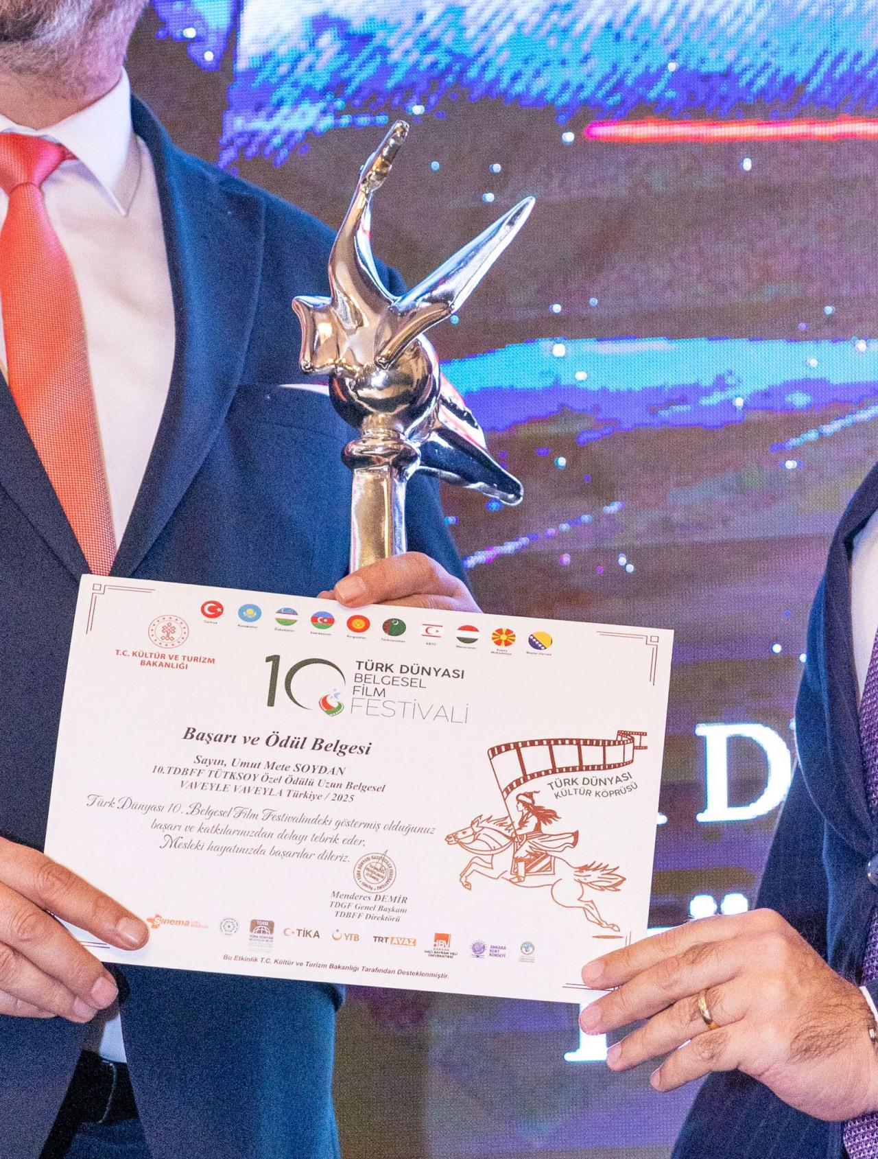 TÜRKSOY Özel Ödülü ise yönetmen Umut Mete Soydan’a gitti.