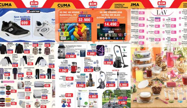 BİM aktüel ürünleri: TV, Tam otomatik kahve makinesi, Halı yıkama makinesi, Scooter...