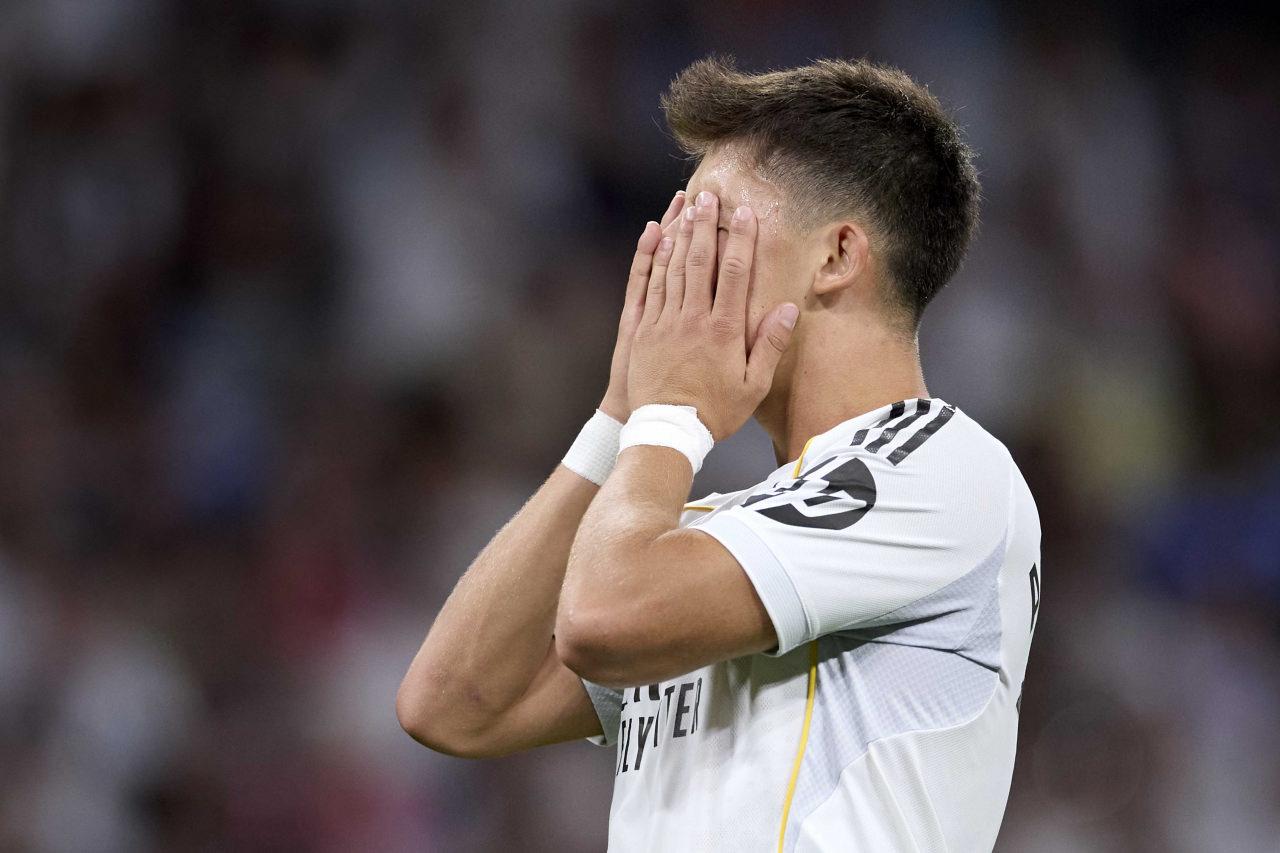 Arda Güler'in bir pozisyondaki tepkisi.