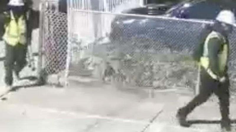 Güvenlik kameraları böyle kaydetti...