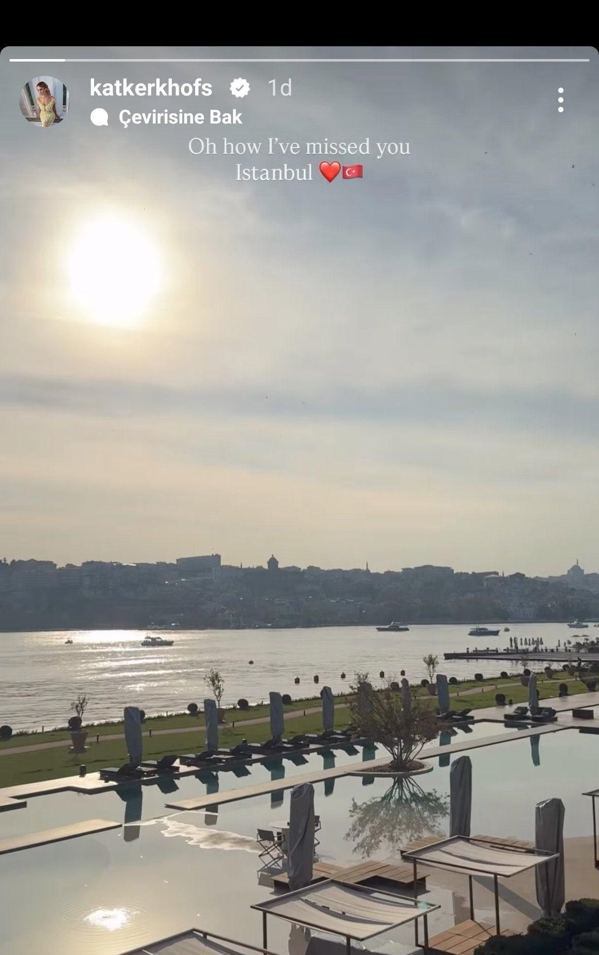 Dries Mertens'in eşi Kat Kerkhofs: 'Ah seni ne kadar özledim İstanbul'