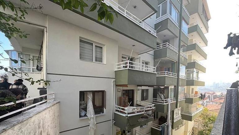 Binada hasar meydana geldi.