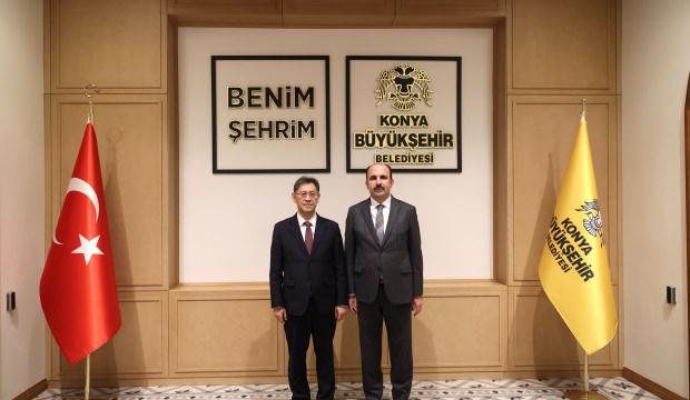 Kardeş şehir Şiyan Belediye Başkanı Niuping Başkan Altay’ı ziyaret etti