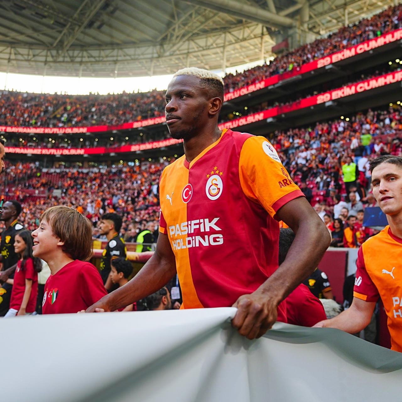 Galatasaray'ın Nijeryalı golcüsü Osimhen