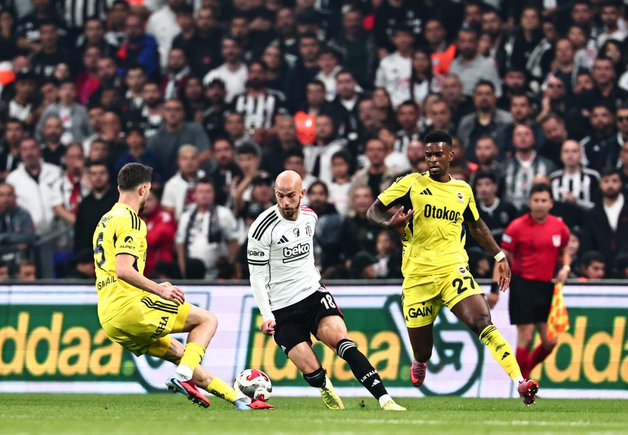 Beşiktaş - Fenerbahçe karşılaşması. Vaclav Cerny, İsmail Yüksek ve Semedo