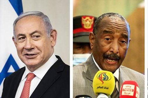 General Abdulfettah el Burhan ve Binyamin Netanyahu