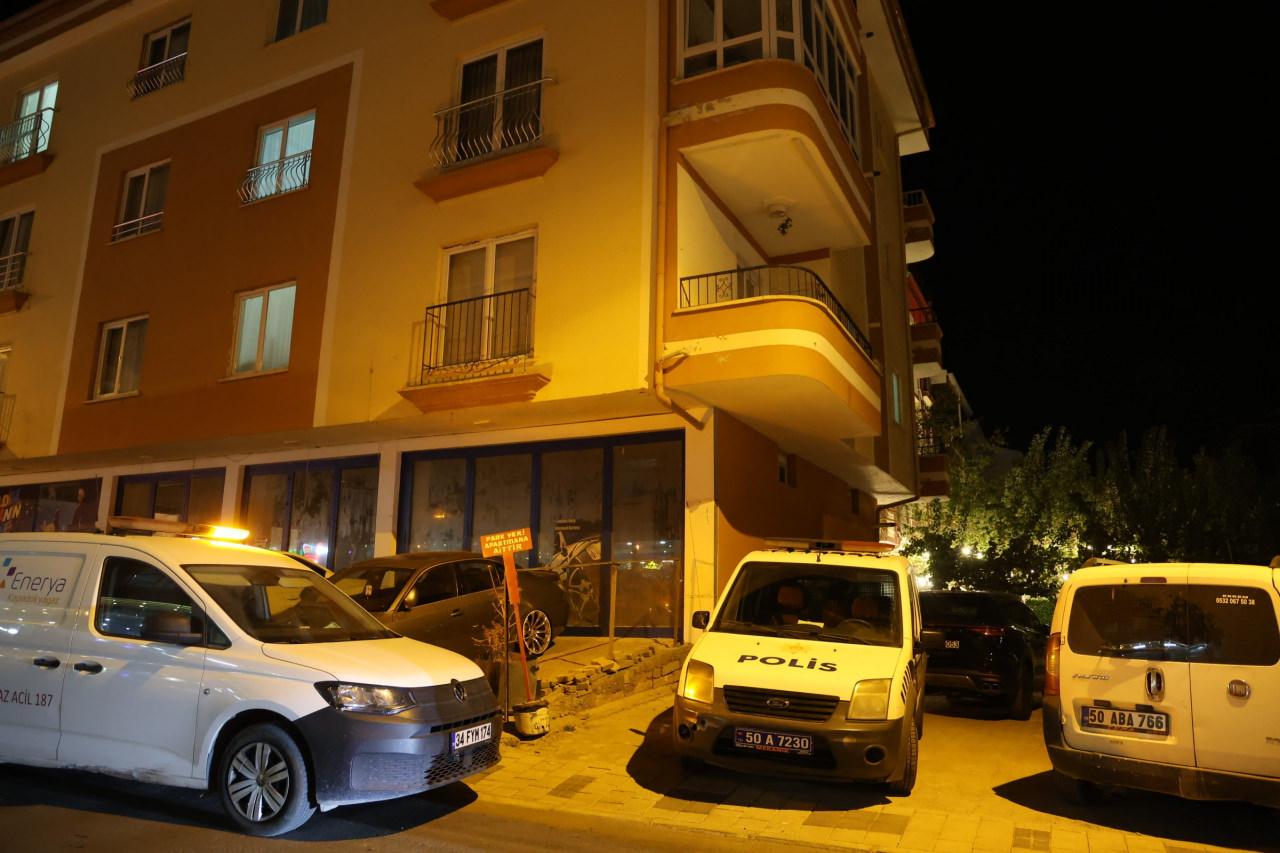 Olayın yaşandığı apartamanın dışarıdan görünümü.